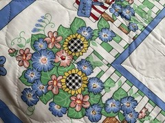 Fabric Cute Teddy bears Quilted Fabric By Spring Industries 44”x 35”