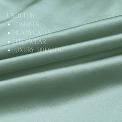 Seagrass Color 100% Pure Mulberry Silk Fabric by the Yard 44″ wide 19mm 6A Grade