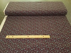Stars BTY Fabric Tradition Dark Navy / Dark Red / Off-White