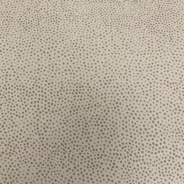 3 1/2 yards Sunbrella Kitty Natural White Taupe Outdoor Upholstery Fabric
