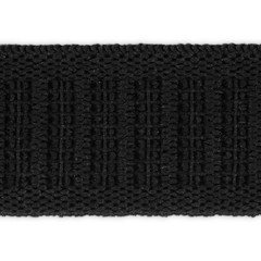 Dritz 9406B Non-Roll Woven Elastic, Black, 3/4-Inch by 18-Yard, Black