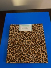 BRAND NEW CREATE IT 100% COTTON CHEETAH PRECUT SEWING AND CRAFT FABRIC 18″ X21″
