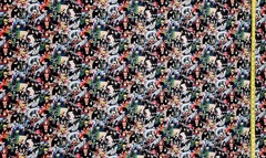 NARUTO COLLAGE VER1 ANIME 1 YARD FABRIC ( 36″ X 58″ ) BRAND NEW
