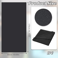 Black Speaker Grill Cloth Replacement for Home and Stage Audio Systems 67″x20