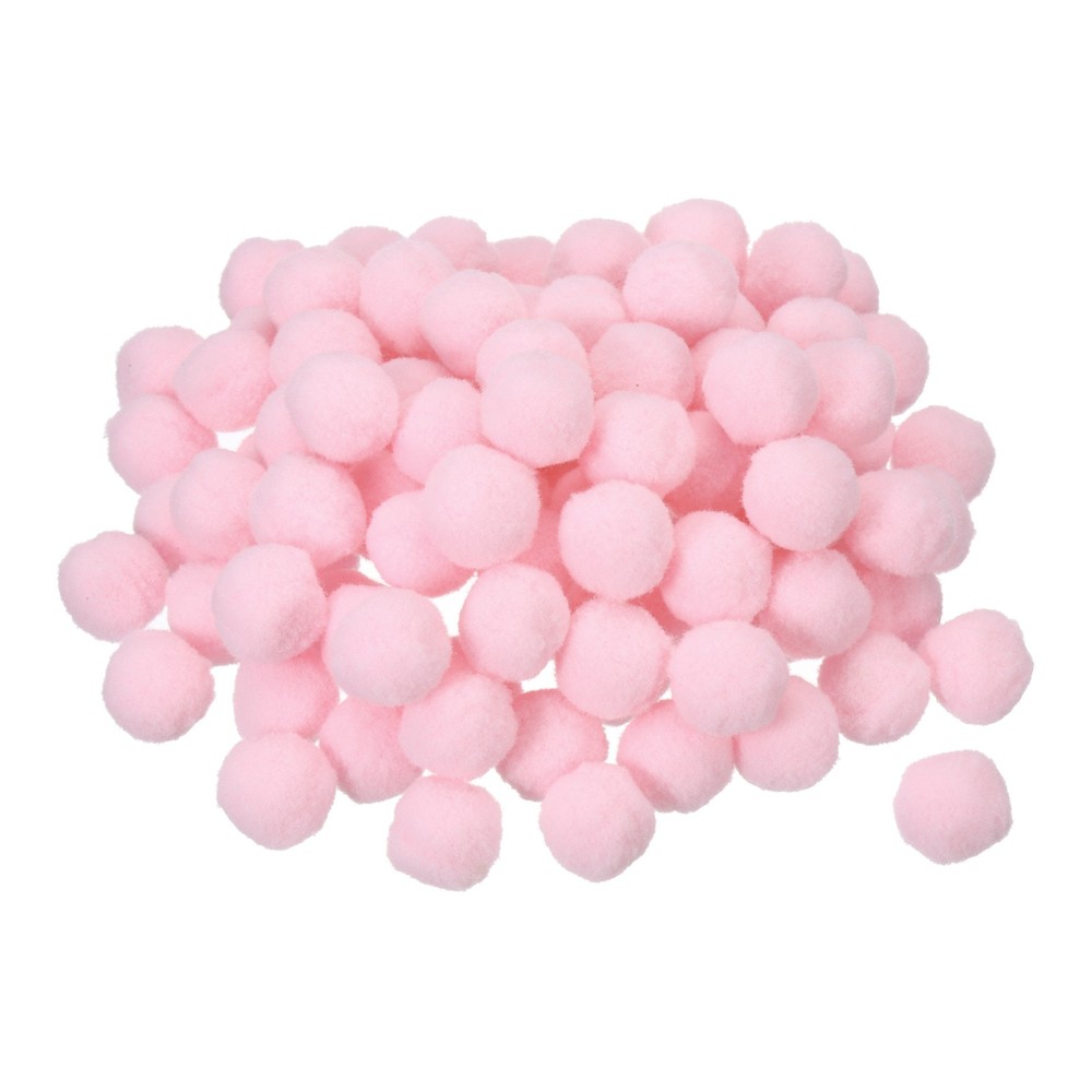 Pom Felt Balls Felting Fabric 2cm 20mm Pale Pink for Crafts DIY Pack of 100