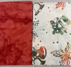 Annie’s Creative Quilters Batik Fabric Pack+ Pattern, Joy To The World FQ115 New