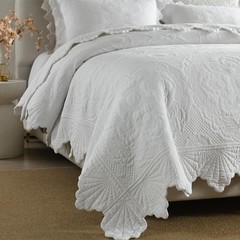Cotton Quilt Bedding Set Reversible Lightweight Coverlet for All Seasons, 3 P…