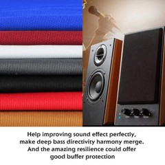 Audio Dustproof Speaker Grill Cloth & Stereo Grille Fabric Mesh Replacement LOT