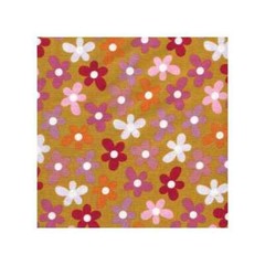 03412 Retro Daisy Gold – Cotton Quarter Yard