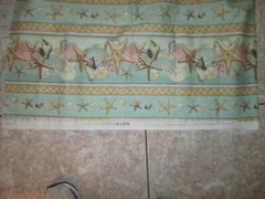 Cotton Fabric by Wilmington Prints -Tranquil Moments -Sea Shells, Star Fish 1.5