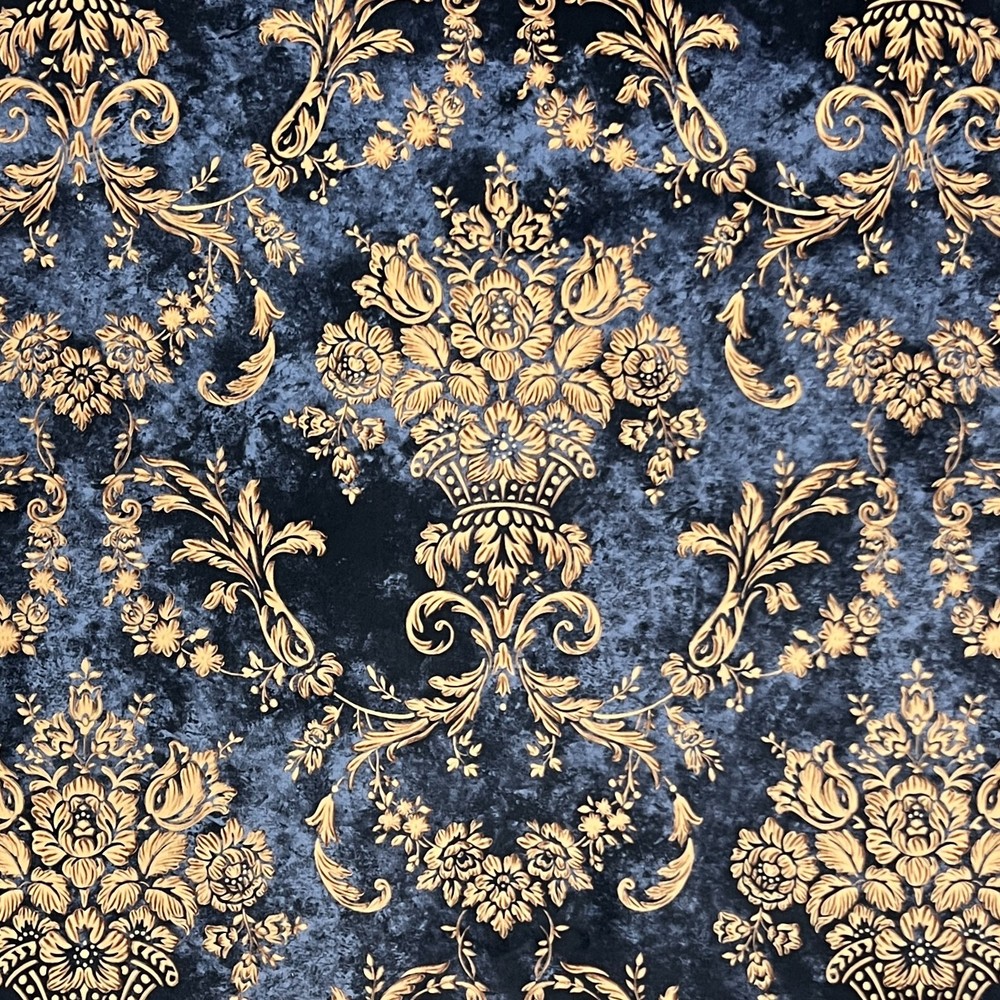 Velvet Damask Fabric, 54″ Wide, for Upholstery Chair Window Craft – Sold by Yard