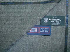 DORMEUIL 95% WOOL + 5% CASHMERE SUITING FABRIC “cashmere TOWNTX” – 3.4 m