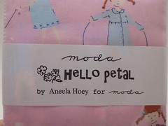 HELLO PETAL Charm Pack, Aneela Hoey, Factory Cut 42 Layers of 5″ x 5″