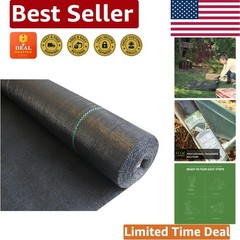 Pro 5oz Garden Weed Barrier Fabric, 3ft x 50ft – Long-Lasting Soil Protection