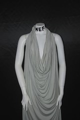 Wool Knit Jersey Spandex Fabric Ecofriendly 7 oz beautiful drape Seafoam Color