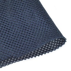 Navy Blue Speaker Mesh Grill Cloth Dust Stereo Filter Fabric 1 x 1.6m Home