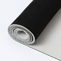 Black Suede Headliner Fabric 60″ L x 48″ W with Foam Backing Automotive Inter…