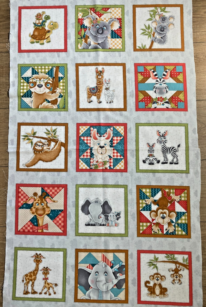 “Our Greatest Gift” Block Panel Cotton Quilt fabric Henry Glass 783P
