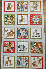 “Our Greatest Gift” Block Panel Cotton Quilt fabric Henry Glass 783P