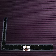 Purple Plum Velvet 56″ By The Yard Heavy Stripe Embossed Upholstery Fabric