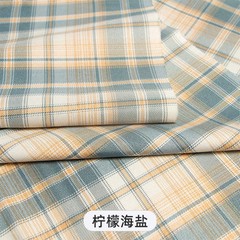 150cm x 50cm Japanese Style Twill Plaid Fabric for DIY Sewing Dress Sofa Cushion