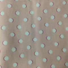 Fabrics Cotton Floral Polka Dots Vintage Hearts Pink White Pillows Quilting 5 Yd