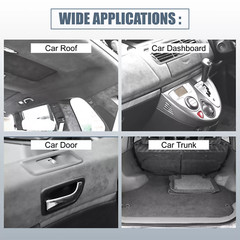 150x150CM Headliner Fabric Auto Roof Lining DIY Replacement Repair Foam Backing