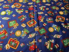 NEW!! SCHOOL LUNCH BOXES, BACKPACKS AND OTHER FABRIC-15″ L X 44″ W