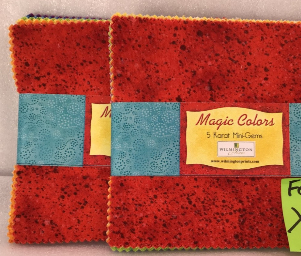 48 Ct Wilmington Print Magic Colors 5 Karat Mini-Gems Red Pink Purple Blue Green