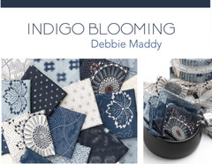 Moda INDIGO BLOOMING 48090 16 Midnight Black Floral MADDY Quilt Fabric