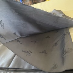 SILK GRAY FABRIC 6 Yards x 22 Inches Wide or 216 Inches x 22 Wide
