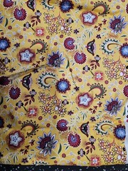 Lot Of 2 Yards Paisley Floral Fabric