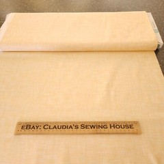 Harmony Cotton BTY Quilting Treasures Yellow Cross Hatch Plaid Blender