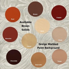 Solid Brown 100% cotton fabric Material 44 inches wide PICK SIZE