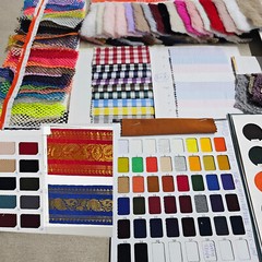 Fabric Swatches for Fashion Design Textile Colour Prediction Book,10 Mix Cards