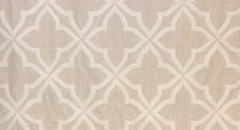 Kasmir fabric remnant Adornment White on White Crewel upholstery 52″W x 90″L