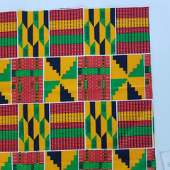 Quilters Cotton Fat Quarter 50x55cm Aztec Multicoloured Geometric Print Fabric