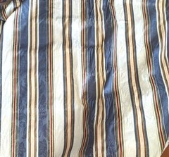 Mill Creek Fabrics Screen Print Zepel Upholstery Fabric Striped Damask 10 Yds