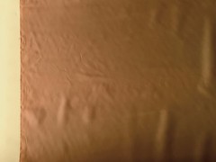 IR-5.0 Yds-TAUPE MUSHROOM->SALMON PEACH Light Weight Silky Fabric or Lining