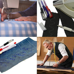 4-Piece Heat Erasable Pens for Fabric with 12 Refills – Fabric Marking Pens for
