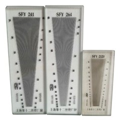 Glass Fabric Weft Warp Density Mirror Warp & Weft Density Measuring Scale 1PC
