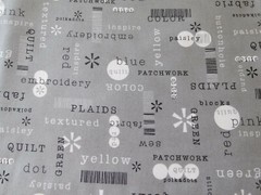 U-PICK choice COTTON Quilting FABRIC WORDS writing numbers Treasures Benartex #5