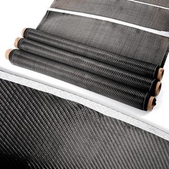 40″ – 118″ Real Carbon Fiber Fabric Cloth Roll 3k 200gsm 2×2 Twill Weave Black