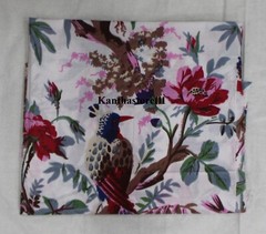 Selling handmade cotton Indian screen print fabric boho home décor craft fabric