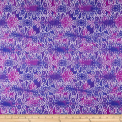 BTY PARADISE FALLS BUBBLES Purple Print 100% Cotton Quilt Fabric by Yard