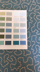 Linwood Fabric/Tango Weaves II / Cyan Width 140cm Length 4.20 metres