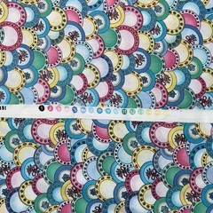 Flowers and Plates – Annie’s Tea Party by Annie Lang | Erlanger Group | 1/2 Yard
