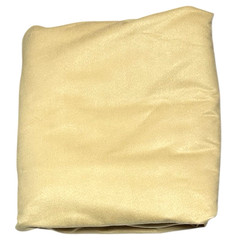 Microfiber Suede Upholstery Fabric 9 7/8 Yards X 55″ W Piece Light Golden Yellow
