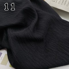 50*150cm Summer Cool Soft Faux Linen Cotton Fabric Wrinkle Texture DIY Designer