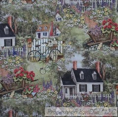 BonEful FABRIC FQ Cotton Quilt VTG Burgundy Maroon Red Small Berry Cherry Calico